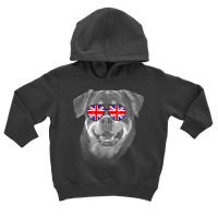 Rottweiler T  Shirt Rottweiler United Kingdom Flag Sunglass T  Shirt Toddler Hoodie | Artistshot