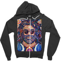 Captain Trips Psychedelic Rock Portrait Zipper Hoodie | Artistshot