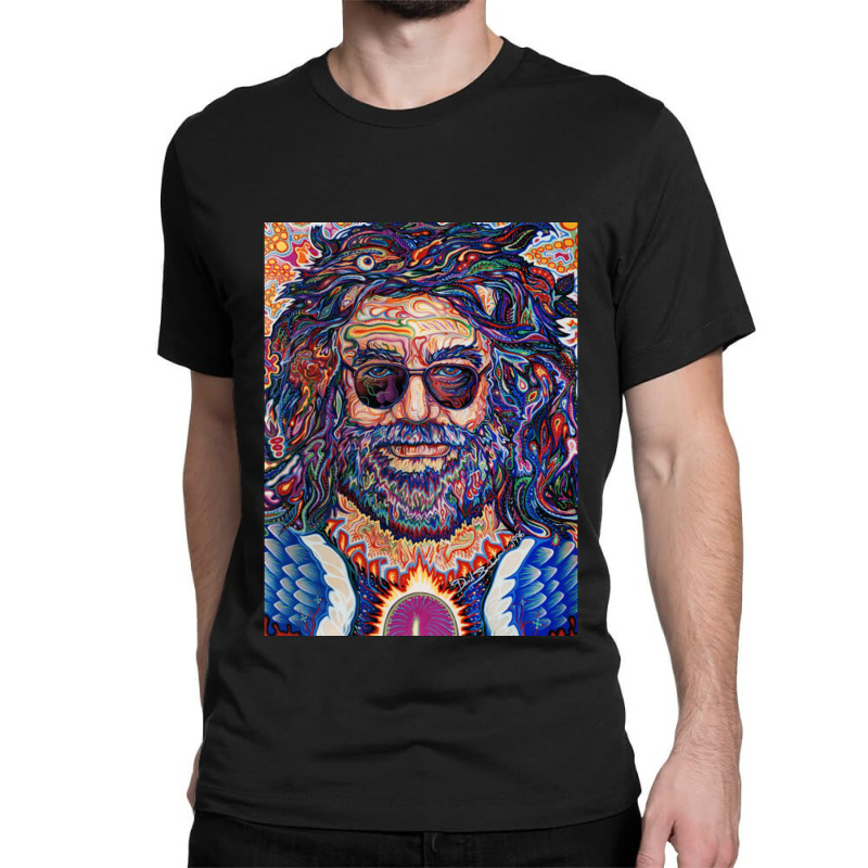 Captain Trips Psychedelic Rock Portrait Classic T-shirt | Artistshot