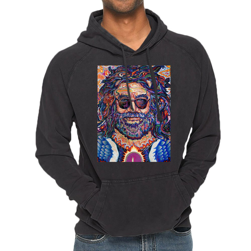 Captain Trips Psychedelic Rock Portrait Vintage Hoodie | Artistshot