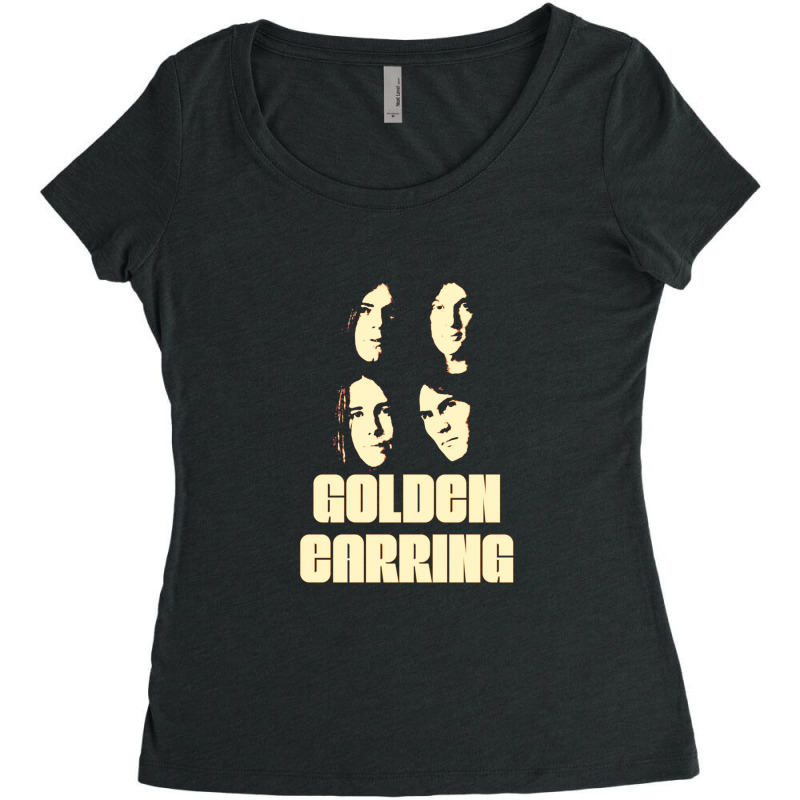 Golden Earring Women's Triblend Scoop T-shirt by JudyHauskins | Artistshot