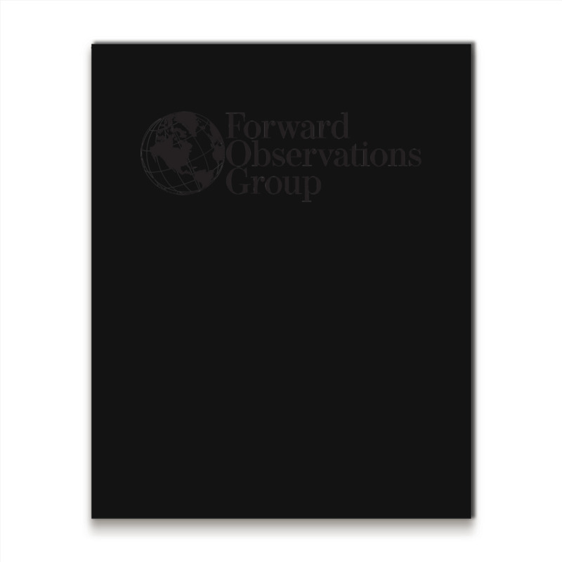 Forward Observation Group Fog Frwd Crye Ferro Concepts Barometer Empow Metal Print Vertical | Artistshot