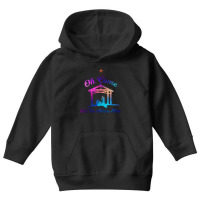 Let Us Adore Him   Christmas Advent Nativity Scene North Long Sleeve T Youth Hoodie | Artistshot