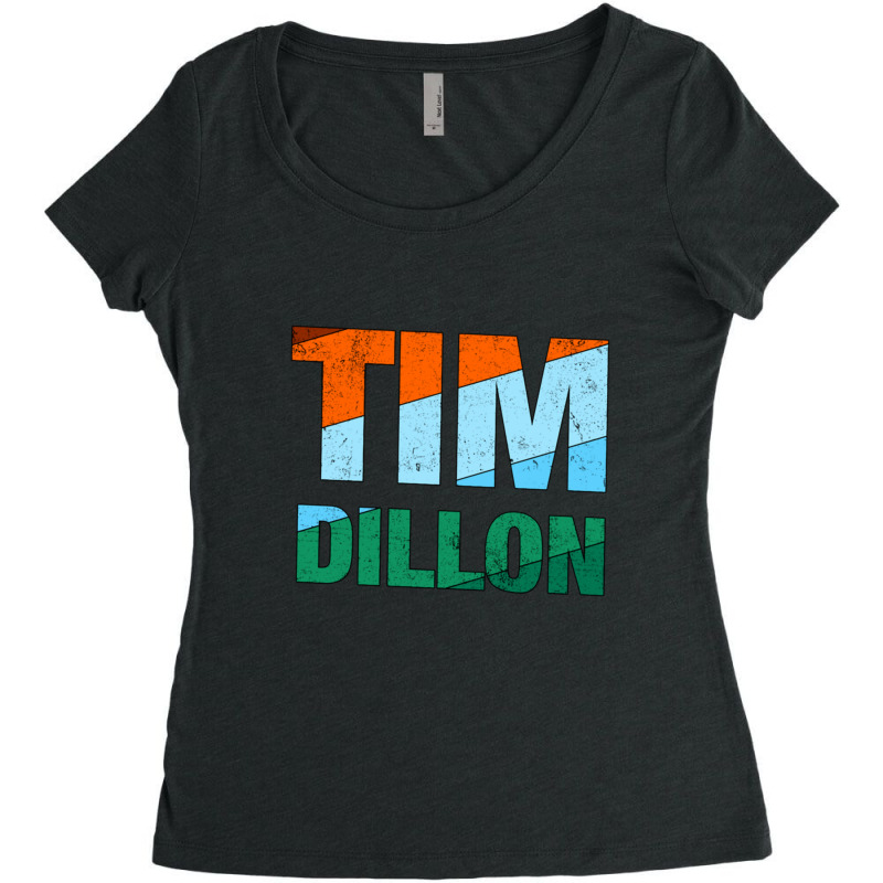 Tim Dillon Women's Triblend Scoop T-shirt by cm-arts | Artistshot