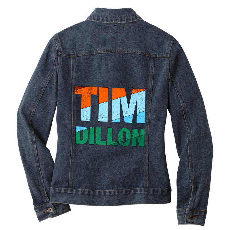 Tim Dillon Ladies Denim Jacket by cm-arts | Artistshot