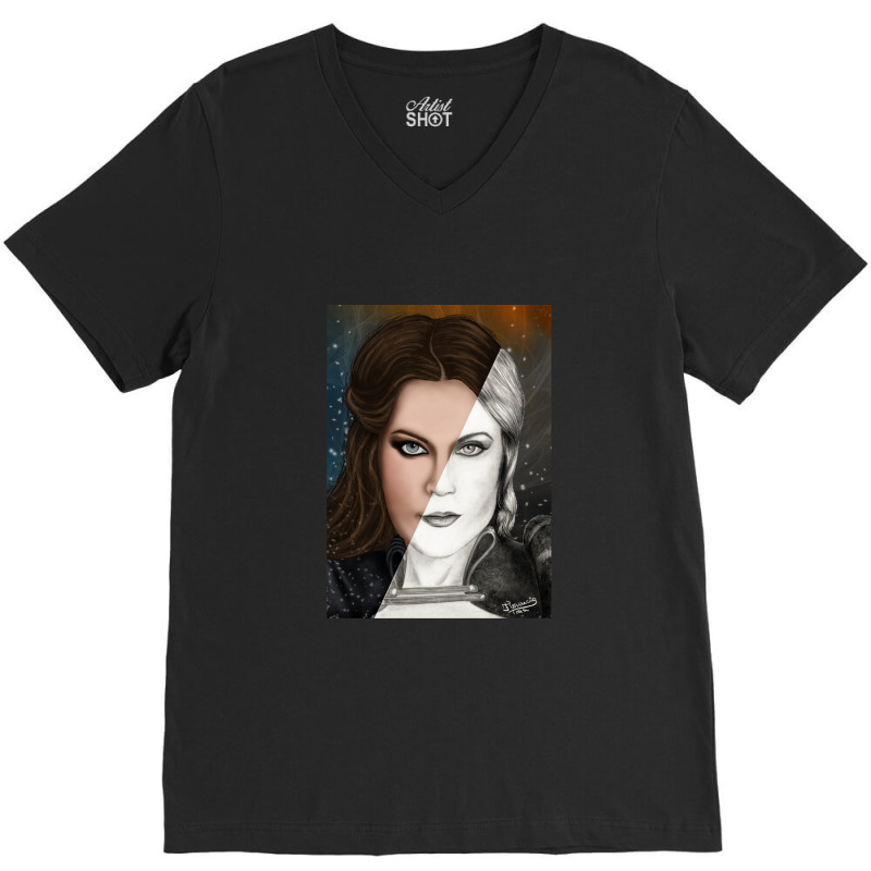 Floor Jansen V-neck Tee | Artistshot