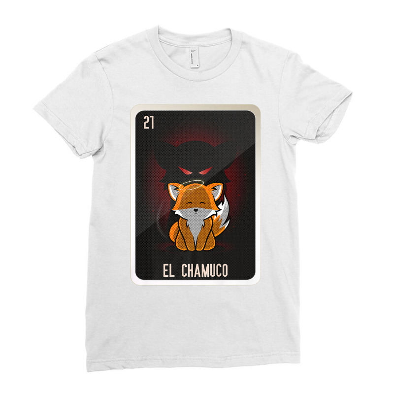 El Chamuco Mexican Slang Lottery Bingo Cards Premium T Shirt Ladies Fitted T-Shirt by cm-arts | Artistshot