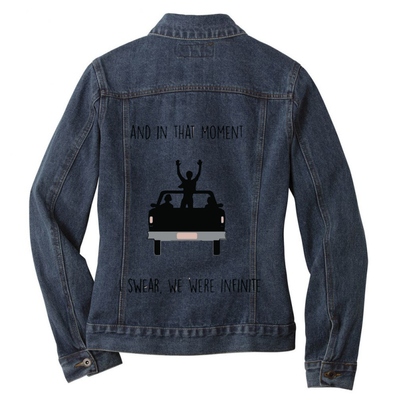 Perks Of Being A Wallflower Ladies Denim Jacket by cm-arts | Artistshot