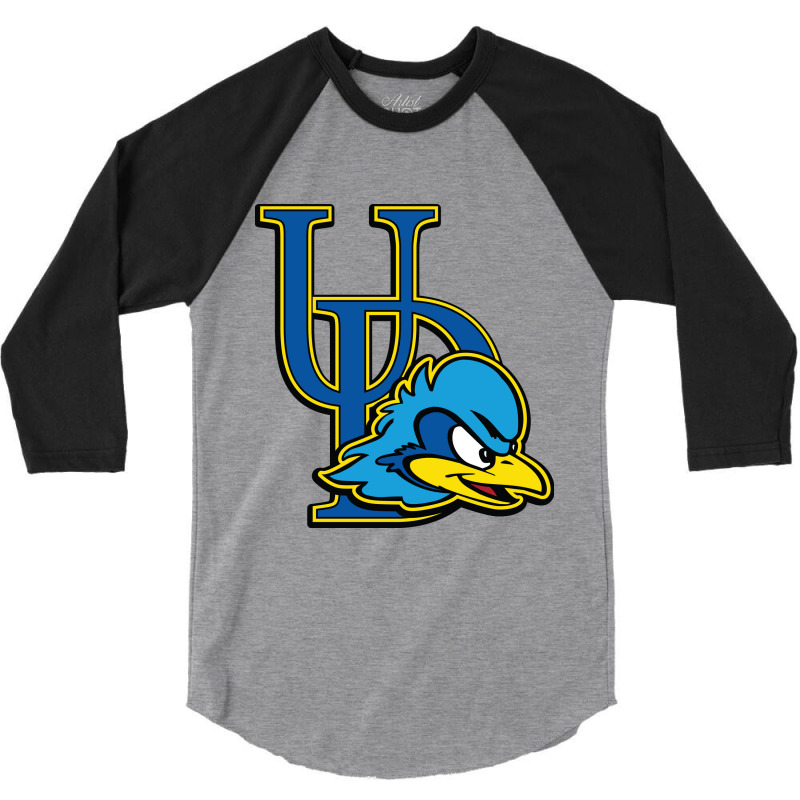 Delaware Fightin' Blue Hens 3/4 Sleeve Shirt | Artistshot