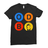 Womens Ol' Dirty Bastard Letters & Circles V Neck T Shirt Ladies Fitted T-shirt | Artistshot