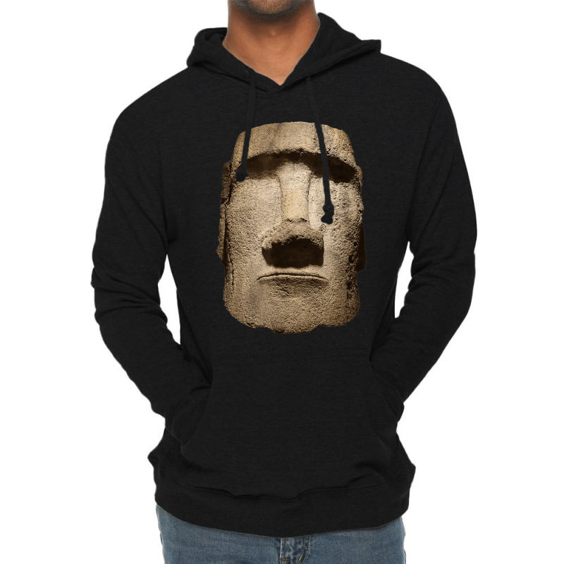 Easter Island Moai Statue Monolith World Mystery Lightweight Hoodie | Artistshot