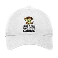 King Cobra Snake Just A Boy Who Loves Cobras T Shirt Adjustable Cap | Artistshot