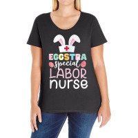 Eggstra Special Urology Nurse Easter Day Egg Bunny Ears T Shirt Ladies Curvy T-shirt | Artistshot