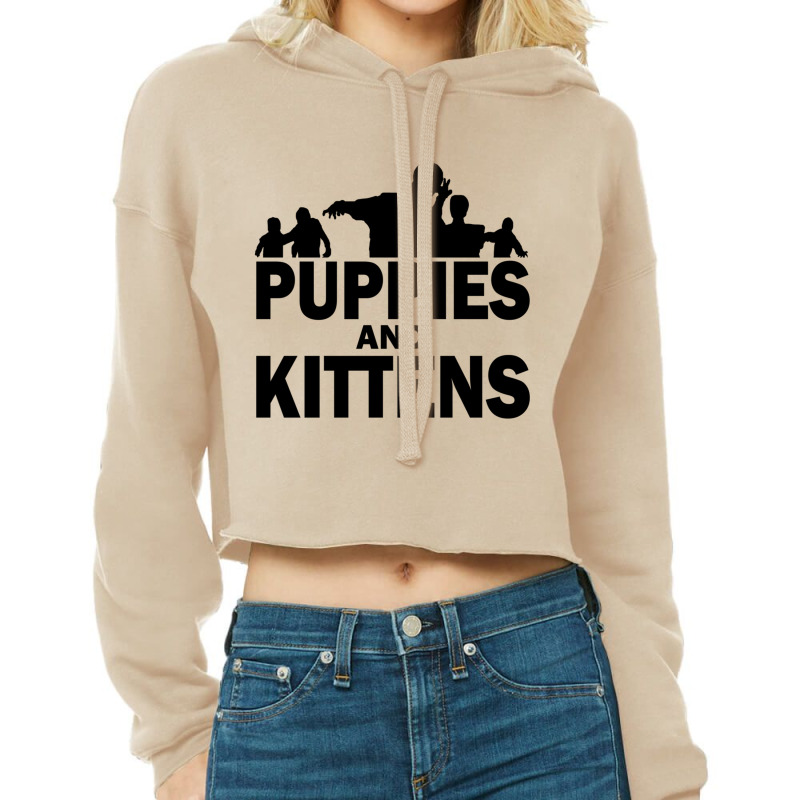 Z Nation Puppies And Kittens Cropped Hoodie by RANDYMARTIN | Artistshot