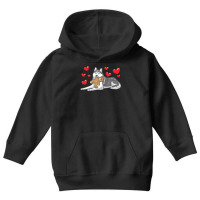 Siberian Husky T  Shirt Siberian Husky Dog With Stuffed Animal T  Shir Youth Hoodie | Artistshot