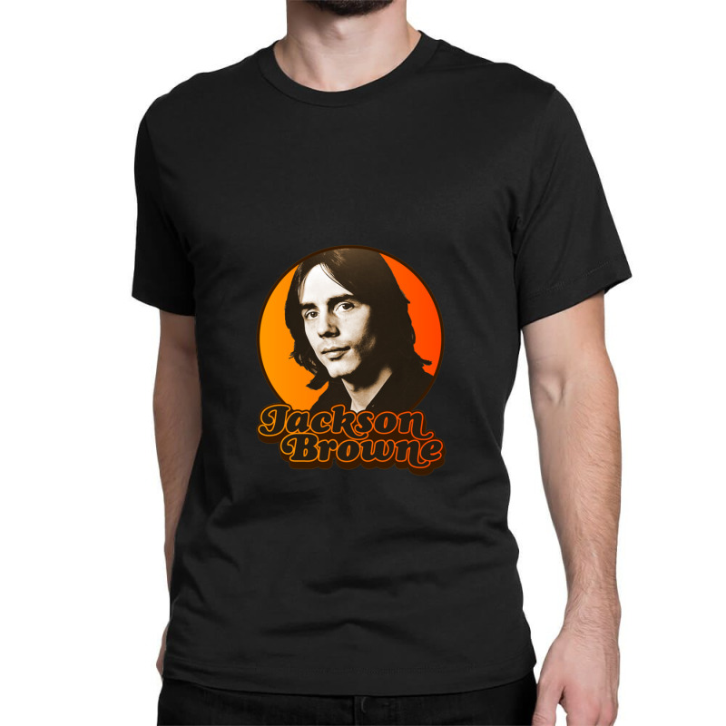 Jackson Browne Fanart Retro 70s Singer Songwriter Tribute Classic T-shirt | Artistshot