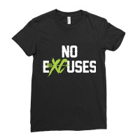 No Excuses Cross Country Track Running Jogger Funny Gift Pullover Hood Ladies Fitted T-shirt | Artistshot