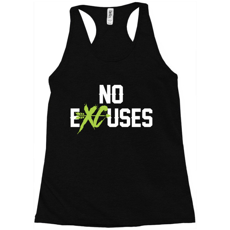 No Excuses Cross Country Track Running Jogger Funny Gift Pullover Hood Racerback Tank by HeidiLeeBoardman | Artistshot