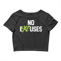 No Excuses Cross Country Track Running Jogger Funny Gift Pullover Hood Crop Top | Artistshot