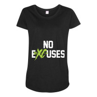 No Excuses Cross Country Track Running Jogger Funny Gift Pullover Hood Maternity Scoop Neck T-shirt | Artistshot