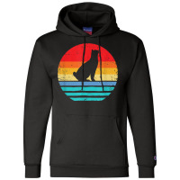 Manx Cat For Cat People Vintage Sunset Retro Cat Champion Hoodie | Artistshot