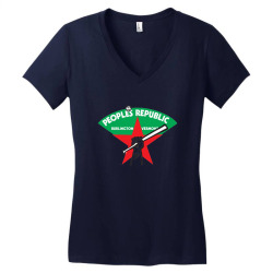 people's republic of burlington softball Women's V-Neck T-Shirt | Artistshot
