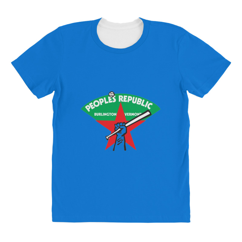 People's Republic Of Burlington Softball All Over Women's T-shirt | Artistshot
