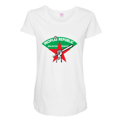 people's republic of burlington softball Maternity Scoop Neck T-shirt | Artistshot