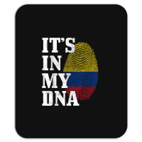 Colombia Its In My Dna Fingerprint Colombian Flag Pride Mousepad | Artistshot