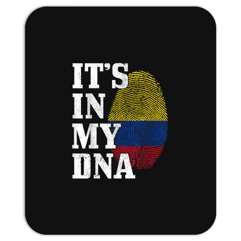 Colombia Its In My Dna Fingerprint Colombian Flag Pride Mousepad by AmberKelsey | Artistshot