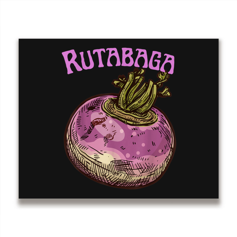 Rutabaga Swede Root Vegetable Swedish Turnip Neep Rwden Metal Print Horizontal | Artistshot