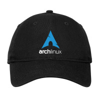 Dark Color Arch Linux Adjustable Cap | Artistshot