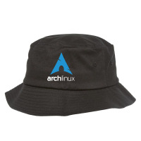 Dark Color Arch Linux Bucket Hat | Artistshot