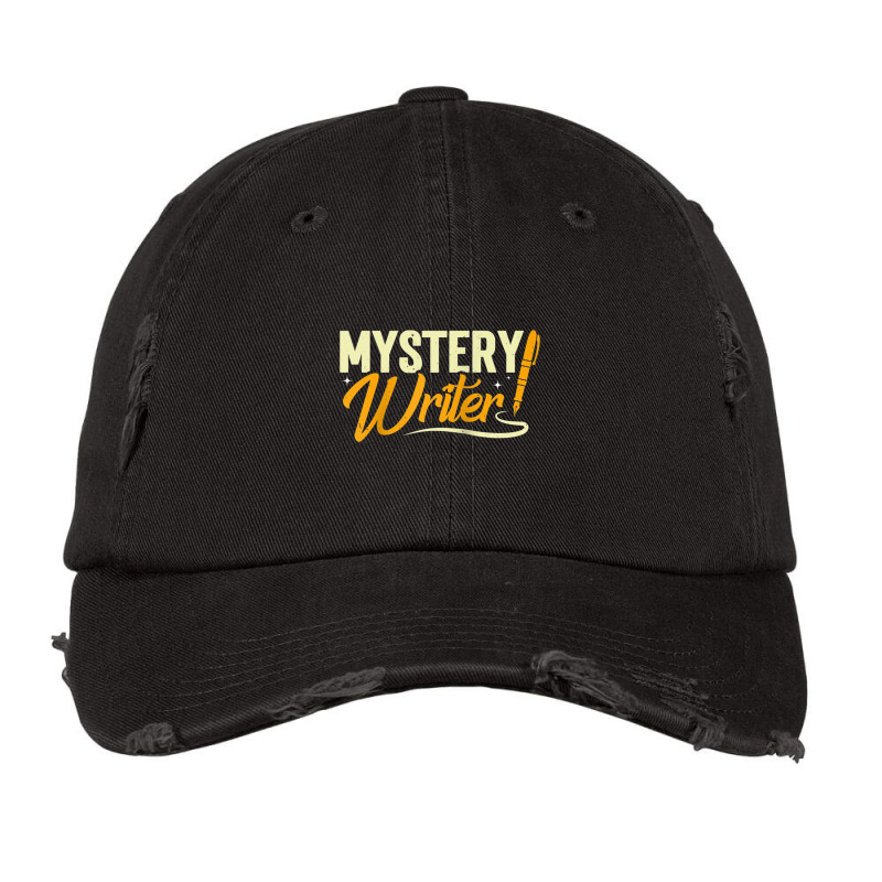 Mystery Writer Writing Author Novelist Novel Writer Raglan Baseball Te Vintage Cap by cm-arts | Artistshot