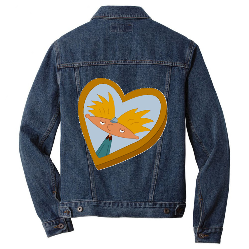 Hey Arnold Locket Classic Men Denim Jacket by cm-arts | Artistshot