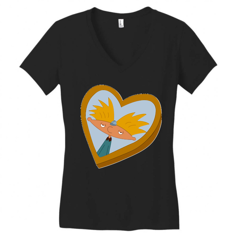 Hey Arnold Locket Classic Women's V-Neck T-Shirt by cm-arts | Artistshot