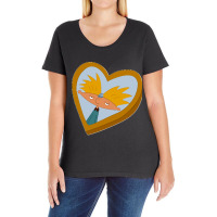 Hey Arnold Locket Classic Ladies Curvy T-shirt | Artistshot