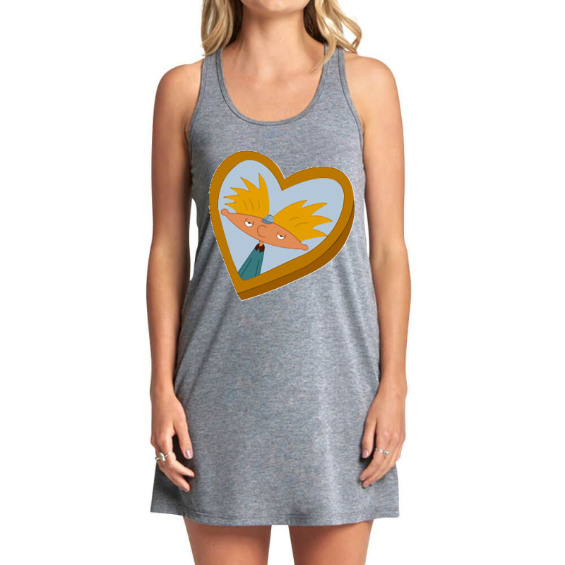 Hey Arnold Locket Classic Tank Dress by cm-arts | Artistshot