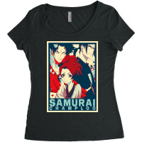 Art Painting Samurai Champloo Classic Women's Triblend Scoop T-shirt | Artistshot