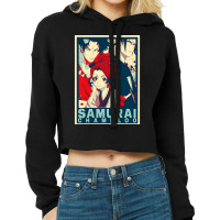 Art Painting Samurai Champloo Classic Cropped Hoodie | Artistshot