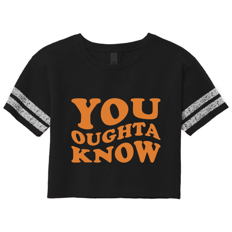 You Oughta Know  Alanis Morissette Scorecard Crop Tee by cm-arts | Artistshot