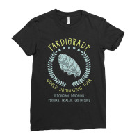 Tardigrade World Domination Tour Microbiologist Gift Ladies Fitted T-shirt | Artistshot