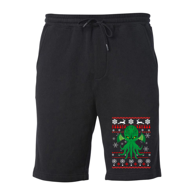 Cthulhu Ugly Xmas Gift Fleece Short | Artistshot