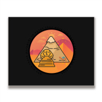 Why Are There Pyramids In Egypt They Were Too Heavy To Carry To Englan Metal Print Horizontal | Artistshot