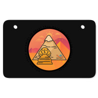 Why Are There Pyramids In Egypt They Were Too Heavy To Carry To Englan Atv License Plate | Artistshot