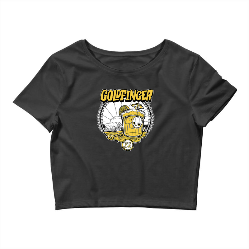 Goldfinger The Big Cartel Crop Top by RossDomingu | Artistshot