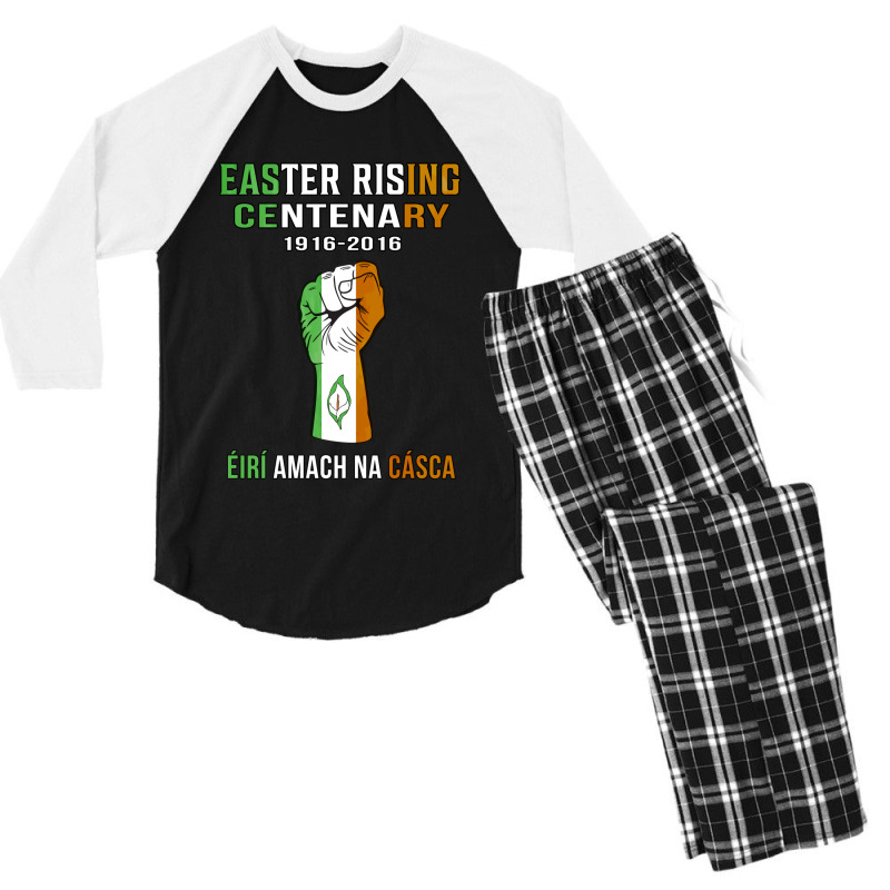 Easter Rising Centenary T Shirt 1916  2016 Men's 3/4 Sleeve Pajama Set | Artistshot