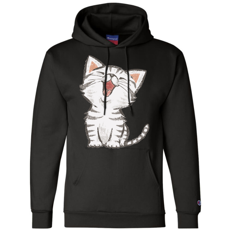 American Shorthair Happy Champion Hoodie by cm-arts | Artistshot