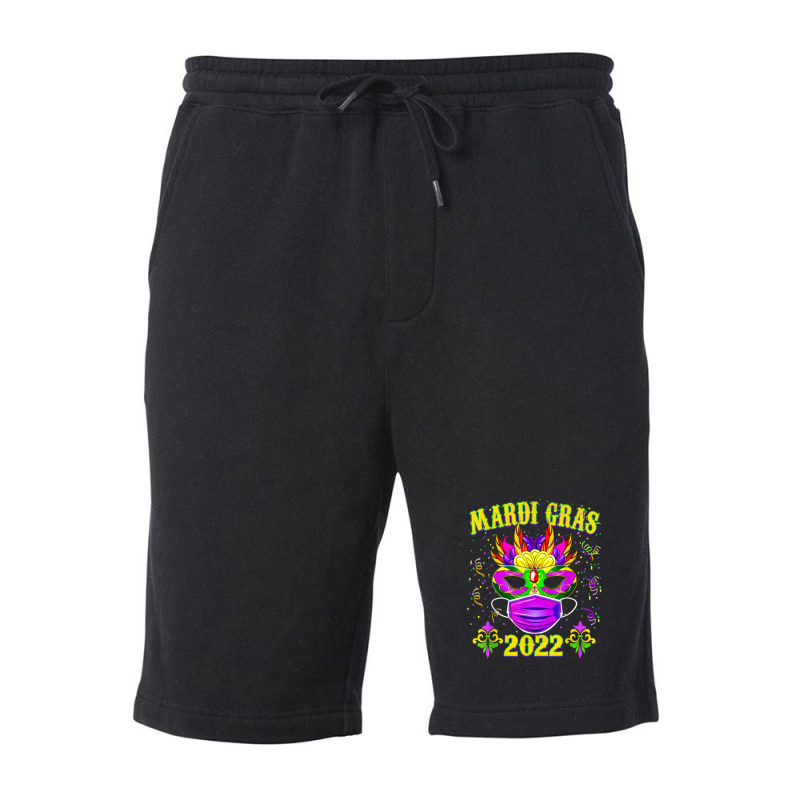 2022 Mardi Gras  Mardi Gras Parade Fleece Short by cm-arts | Artistshot