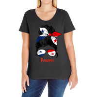 Panamanian Girl Panama Chica Panameña Flag Raglan Baseball Tee Ladies Curvy T-shirt | Artistshot